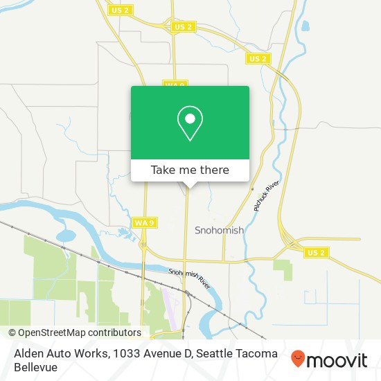 Mapa de Alden Auto Works, 1033 Avenue D