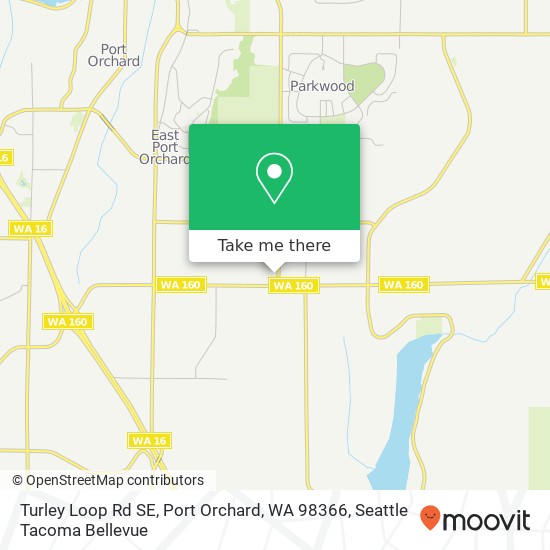 Turley Loop Rd SE, Port Orchard, WA 98366 map