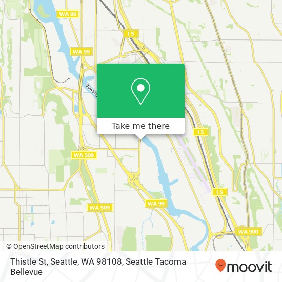 Mapa de Thistle St, Seattle, WA 98108