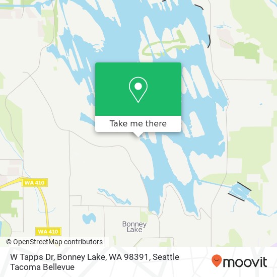 W Tapps Dr, Bonney Lake, WA 98391 map