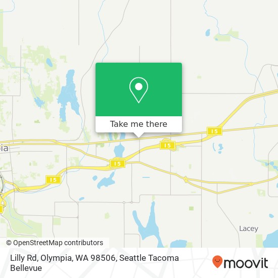 Mapa de Lilly Rd, Olympia, WA 98506