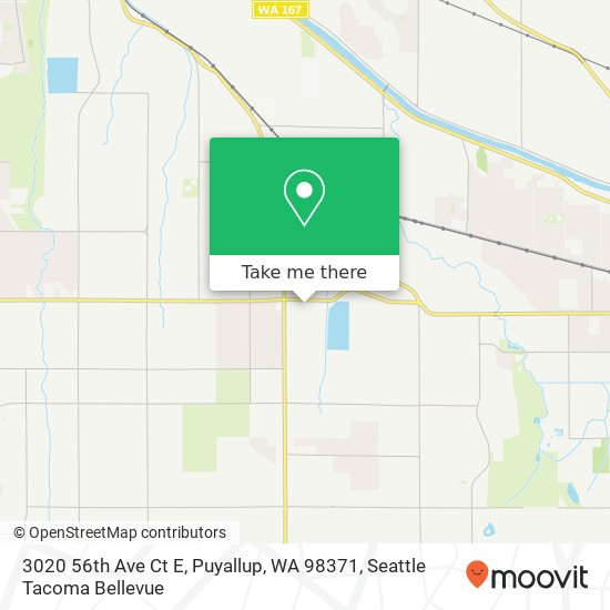 Mapa de 3020 56th Ave Ct E, Puyallup, WA 98371