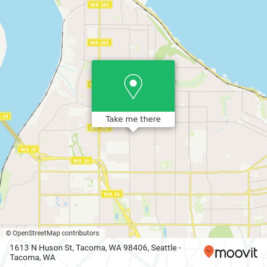 1613 N Huson St, Tacoma, WA 98406 map