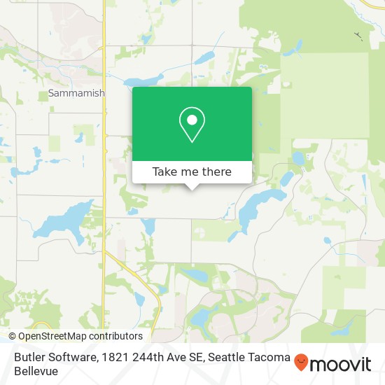 Mapa de Butler Software, 1821 244th Ave SE