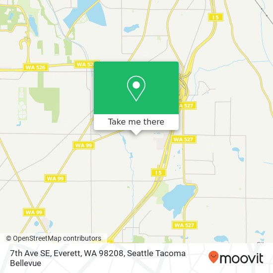 Mapa de 7th Ave SE, Everett, WA 98208