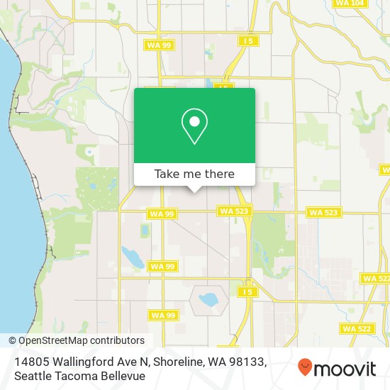 14805 Wallingford Ave N, Shoreline, WA 98133 map