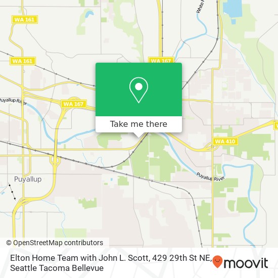 Elton Home Team with John L. Scott, 429 29th St NE map