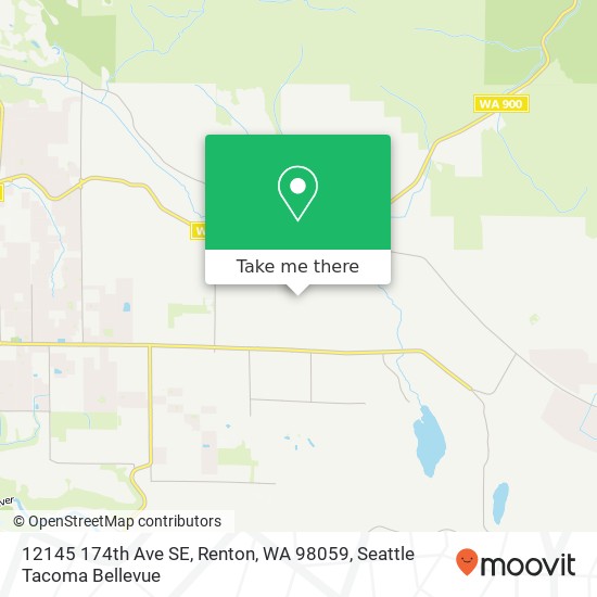 Mapa de 12145 174th Ave SE, Renton, WA 98059