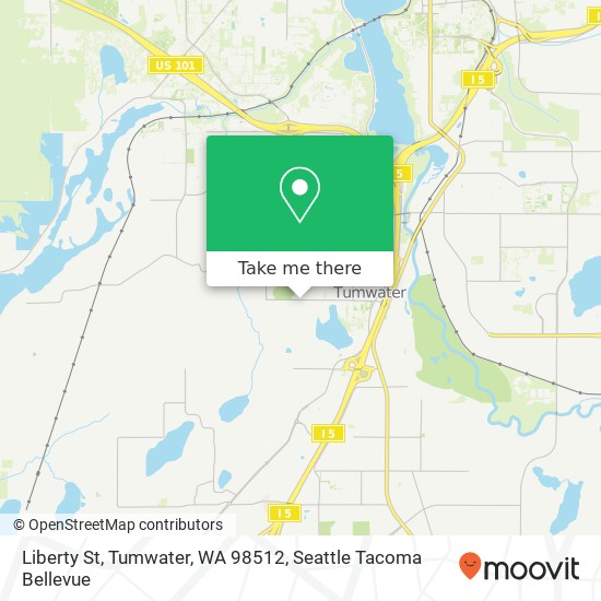 Mapa de Liberty St, Tumwater, WA 98512