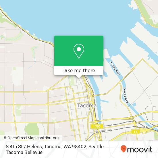 Mapa de S 4th St / Helens, Tacoma, WA 98402