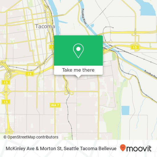 McKinley Ave & Morton St map