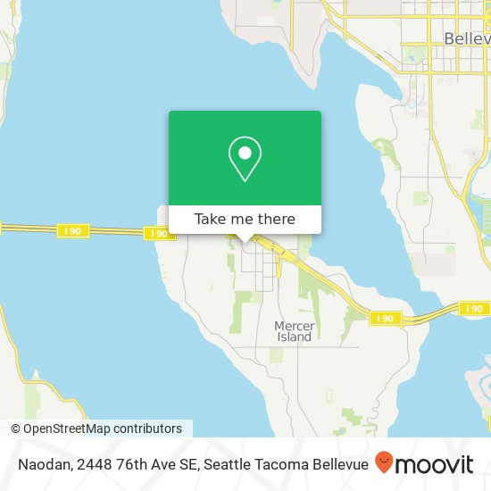 Naodan, 2448 76th Ave SE map