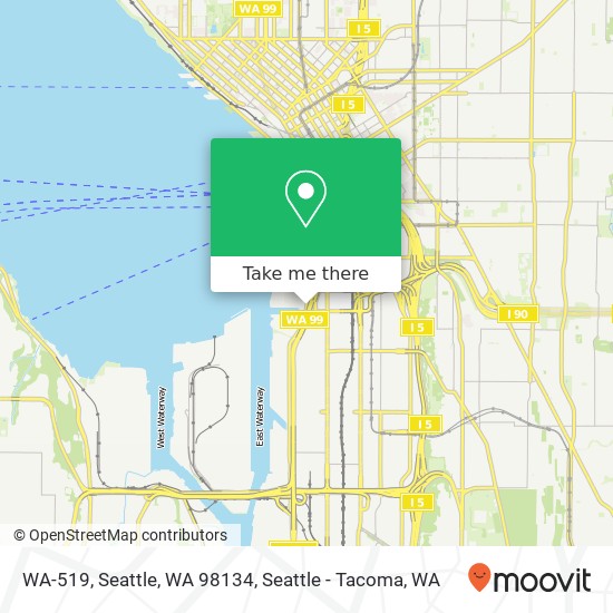 WA-519, Seattle, WA 98134 map