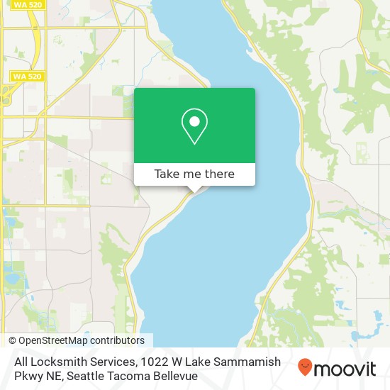 All Locksmith Services, 1022 W Lake Sammamish Pkwy NE map