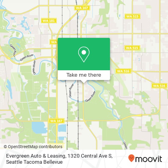 Evergreen Auto & Leasing, 1320 Central Ave S map