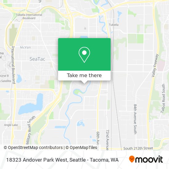 18323 Andover Park West map