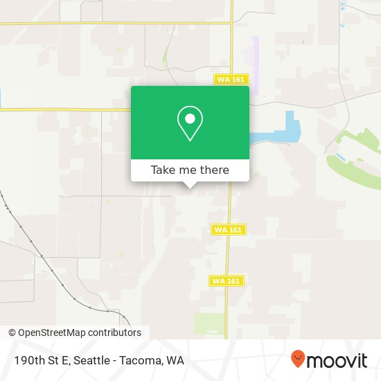 Mapa de 190th St E, Puyallup, WA 98375