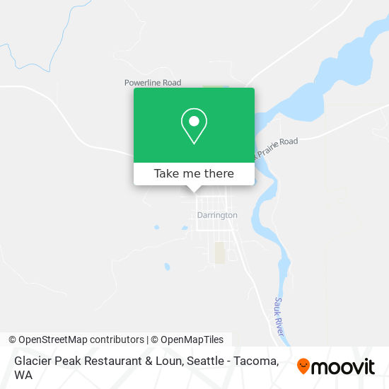 Mapa de Glacier Peak Restaurant & Loun
