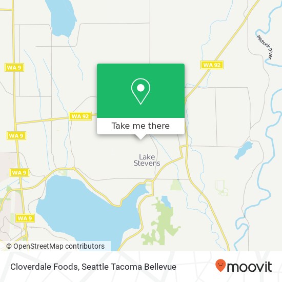 Cloverdale Foods map