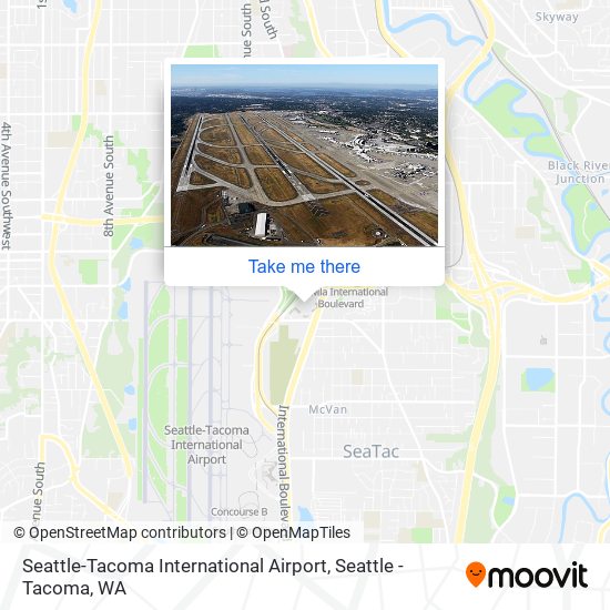 Mapa de Seattle-Tacoma International Airport