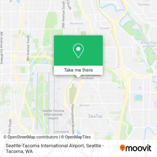 Seattle-Tacoma International Airport map