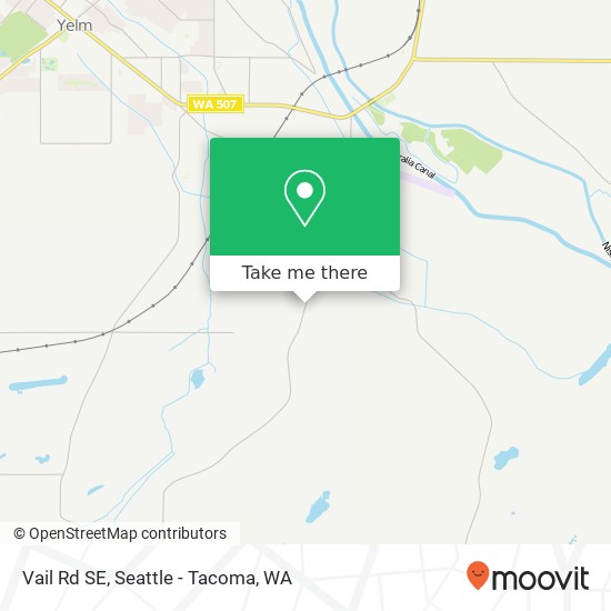 Mapa de Vail Rd SE, Yelm, WA 98597