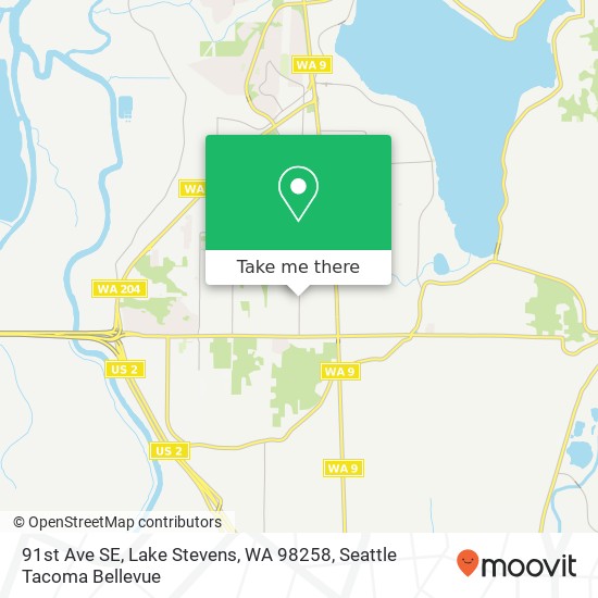 91st Ave SE, Lake Stevens, WA 98258 map