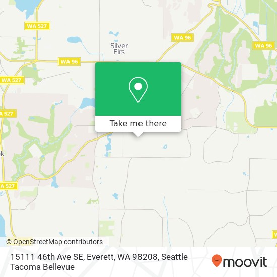 Mapa de 15111 46th Ave SE, Everett, WA 98208