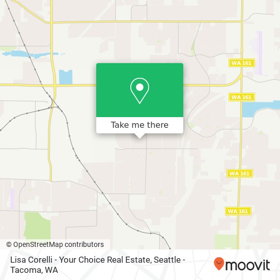 Mapa de Lisa Corelli - Your Choice Real Estate, 7608 189th St Ct E