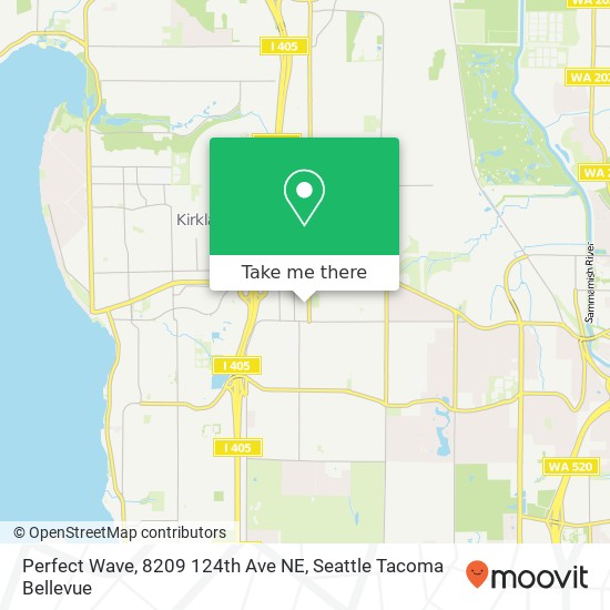 Mapa de Perfect Wave, 8209 124th Ave NE