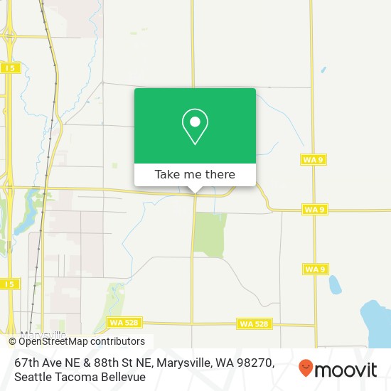 Mapa de 67th Ave NE & 88th St NE, Marysville, WA 98270