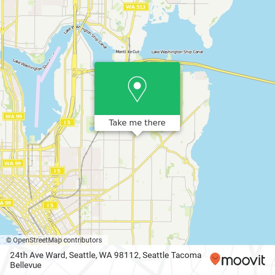 Mapa de 24th Ave Ward, Seattle, WA 98112