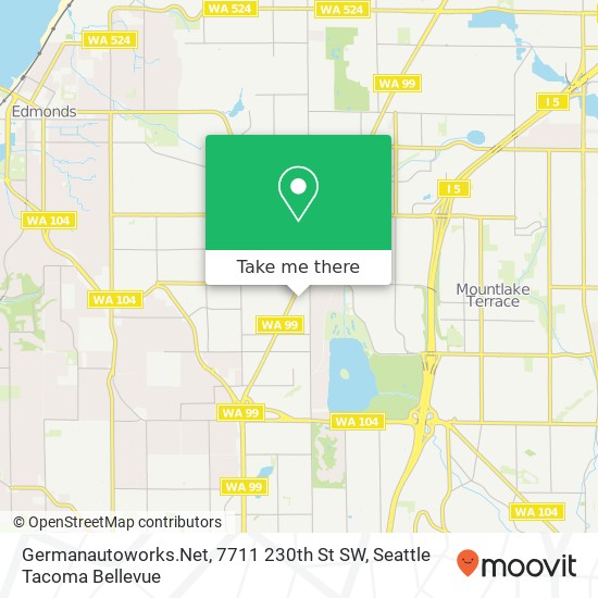 Mapa de Germanautoworks.Net, 7711 230th St SW