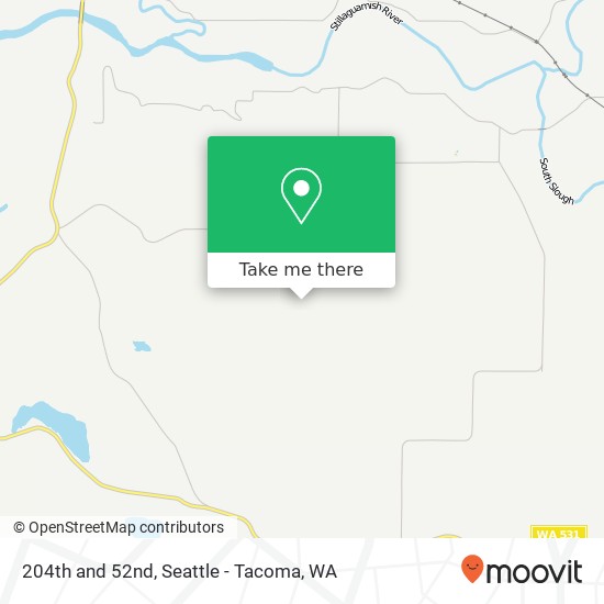 204th and 52nd, Stanwood, WA 98292 map