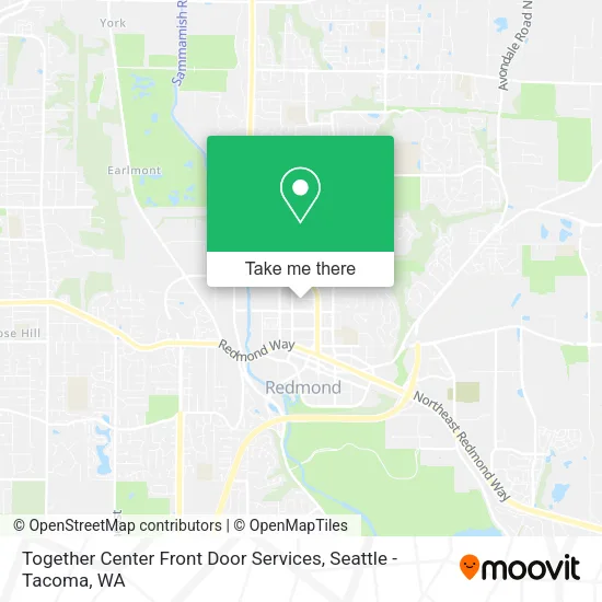 Mapa de Together Center Front Door Services