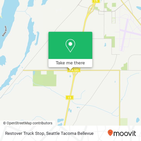 Restover Truck Stop, 2729 93rd Ave SW map