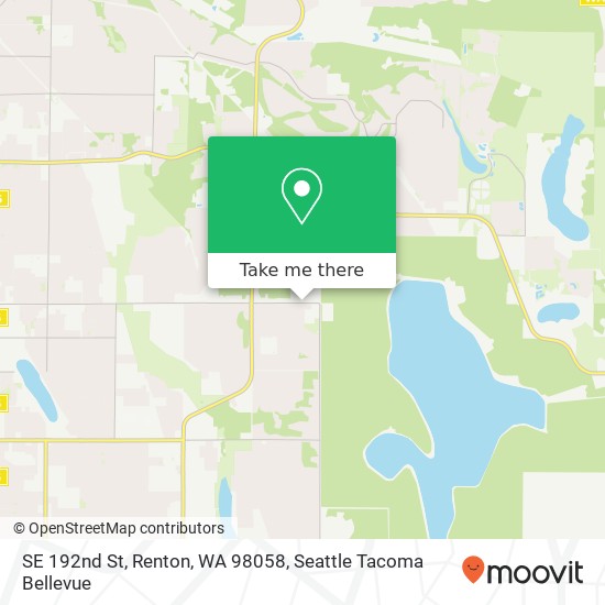 Mapa de SE 192nd St, Renton, WA 98058