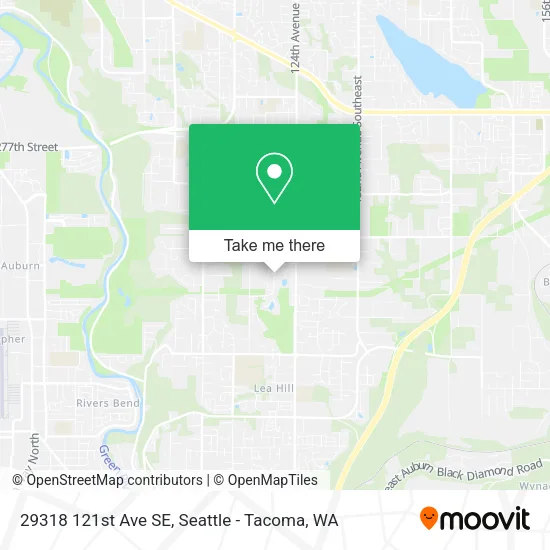 Mapa de 29318 121st Ave SE