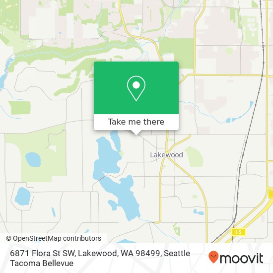 6871 Flora St SW, Lakewood, WA 98499 map