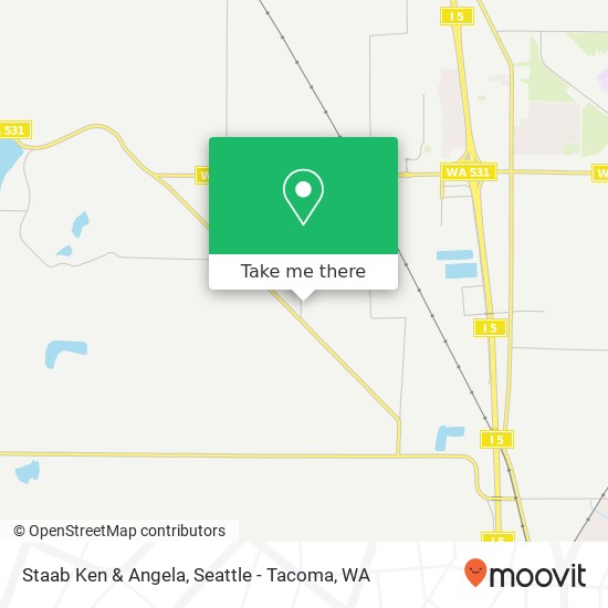 Mapa de Staab Ken & Angela, 15721 11th Ave NE