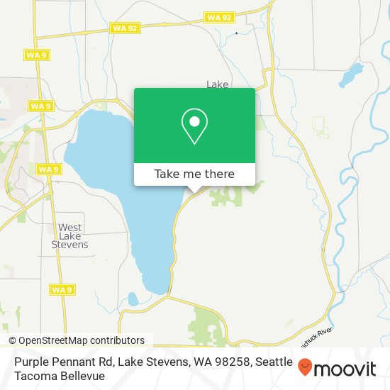 Purple Pennant Rd, Lake Stevens, WA 98258 map