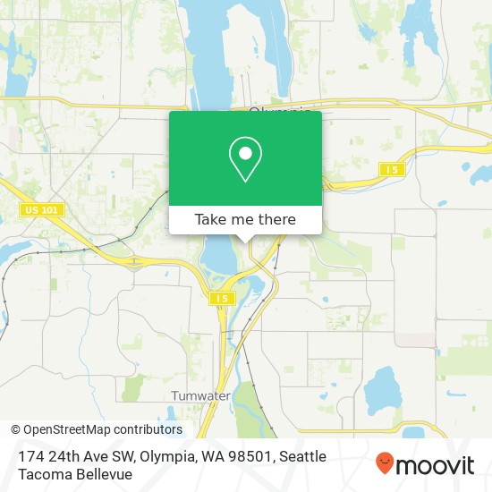 174 24th Ave SW, Olympia, WA 98501 map