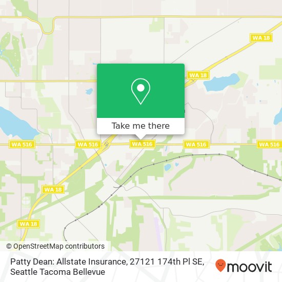 Patty Dean: Allstate Insurance, 27121 174th Pl SE map