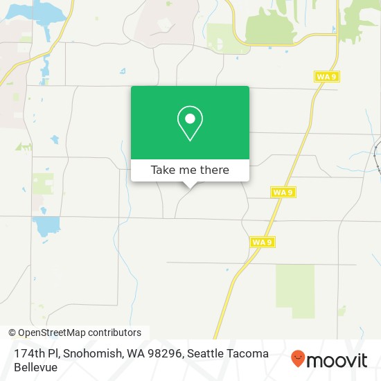 174th Pl, Snohomish, WA 98296 map