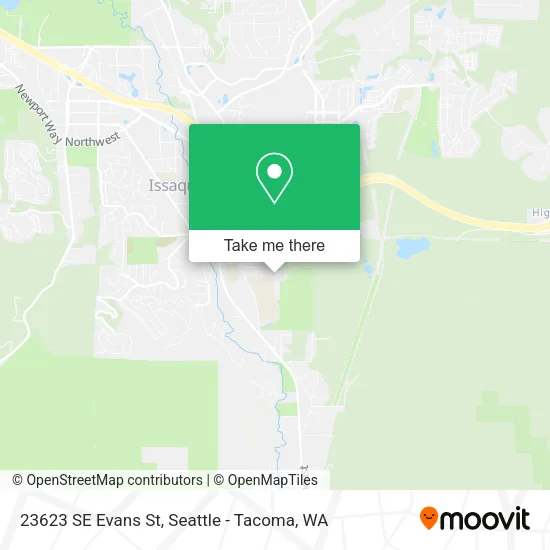 23623 SE Evans St map