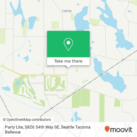 Mapa de Party Lite, 5826 54th Way SE