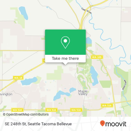 Mapa de SE 248th St, Maple Valley, WA 98038