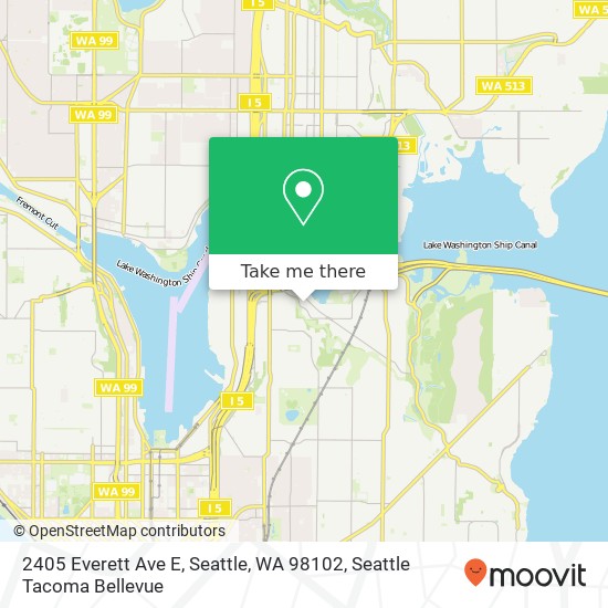 2405 Everett Ave E, Seattle, WA 98102 map