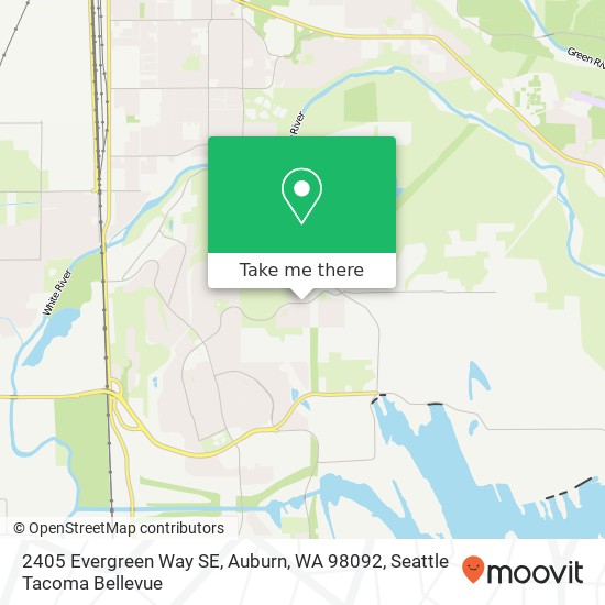 2405 Evergreen Way SE, Auburn, WA 98092 map