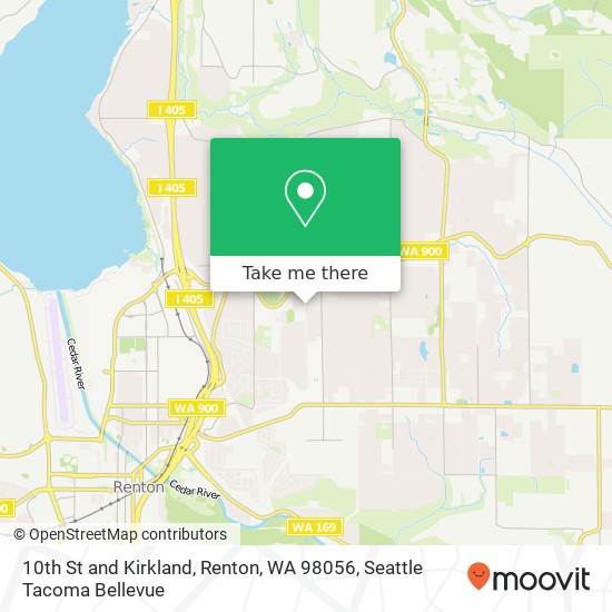 Mapa de 10th St and Kirkland, Renton, WA 98056